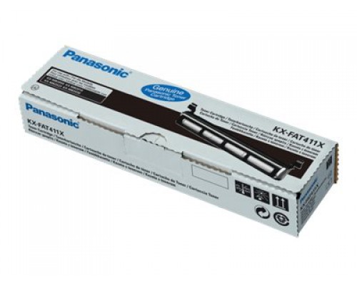 PANASONIC KX-FAT411X toner zwart standard capacity 2&period;000 pagina s 1-pack