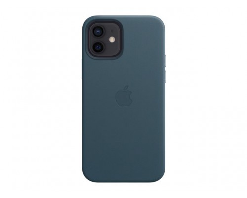 APPLE iPhone 12&sol;12 Pro Leather Case with MagSafe - Baltic Blue