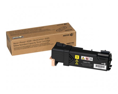 XEROX Phaser 6500&comma; WorkCentre 6505 tonercartridge geel standard capacity 1&period;000 pagina s 1-pack