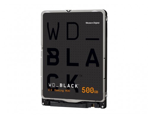 WD Black Mobile 500GB HDD 7200rpm SATA serial ATA 6Gb/s 64MB cache 2.5inch 7mm Heigth RoHS compliant internal Bulk