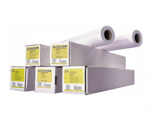 HP Coated paper wit inktjet 90g&sol;m2 914mm x 45&period;7m 1 rol 1-pack