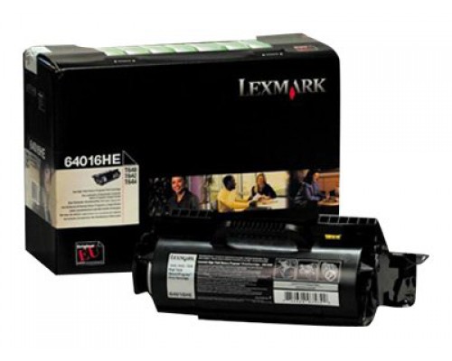 LEXMARK T640&comma; T642&comma; T644 tonercartridge zwart high yield 21&period;000 pagina s 1-pack return program