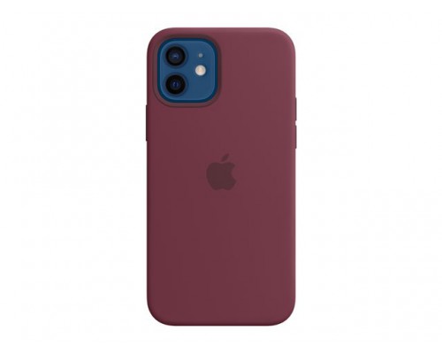 APPLE iPhone 12&sol;12 Pro Silicone Case with MagSafe - Plum