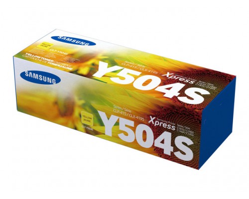SAMSUNG CLT-Y504S&sol;ELS Yellow Toner Cartri