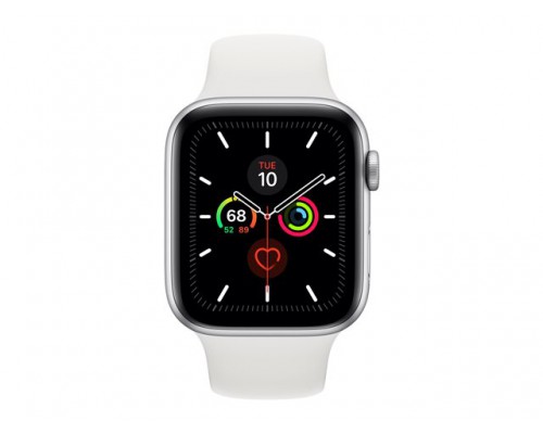 APPLE Watch S5 44 Silver ALU White Sport
