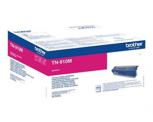 BROTHER TN910M Toner Cartridge Magenta Ultra Hoge Capaciteit 9&period;000 pagina s voor Brother HL-L9310CDW&lpar;T&rpar;