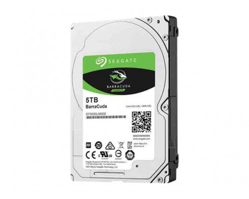 SEAGATE Barracuda 5TB HDD SATA 6Gb/s 5400rpm 2.5inch 15mm height 128Mb cache BLK