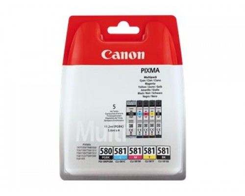 CANON INK PGI-580&sol;CLI-581 BK&sol;CMYK Sec