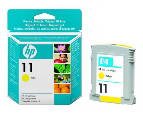HP 11 originele ink cartridge geel standard capacity 28ml 2&period;550 pagina s 1-pack
