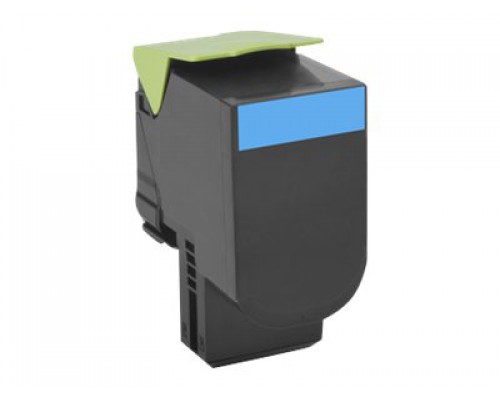 LEXMARK 700X2 tonercartridge cyaan standard capacity 4.000 paginas 1-pack