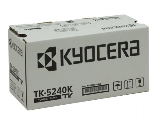 KYOCERA TK-5240K Toner Kit Zwart voor 4&period;000 pagina s ISO&sol;IEC 19798