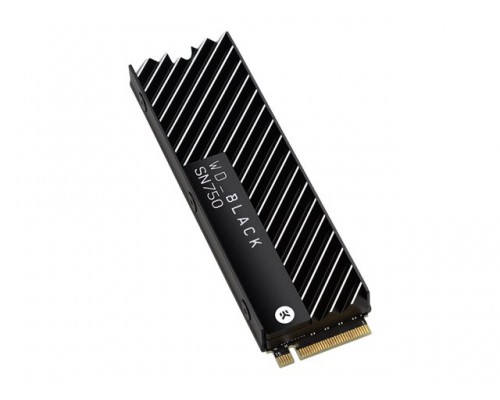 WD Black SSD SN750 Gaming 2TB PCIe Gen3 8Gb&sol;s M&period;2 High-Performance NVMe SSD Bulk with heatsink