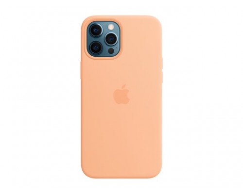 APPLE iPhone 12 Pro Max Silicone Case with MagSafe - Cantaloupe