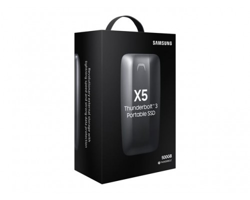 SAMSUNG SSD X5 Portable 500GB Thunderbolt 3 2800MB&sol;s read 2100MB&sol;s write