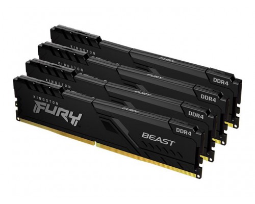 KINGSTON 32GB 3600MHz DDR4 CL17 DIMM Kit of 4 FURY Beast Black