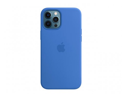 APPLE iPhone 12 Pro Max Silicone Case with MagSafe - Capri Blue