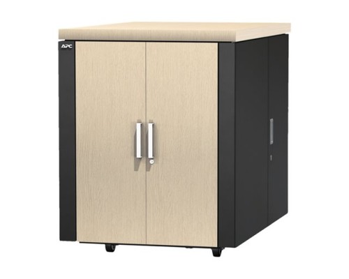 APC NetShelter CX 18U Secure Soundproof Server Room in a Box Enclosure - Shock Packaging