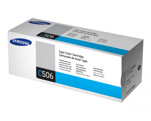 SAMSUNG CLT-C506L&sol;ELS High Yield Cyan Toner Cartridge
