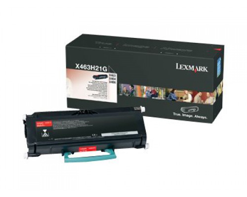 LEXMARK X463&comma; X464&comma; X466 tonercartridge zwart high capacity 9&period;000 pagina s 1-pack