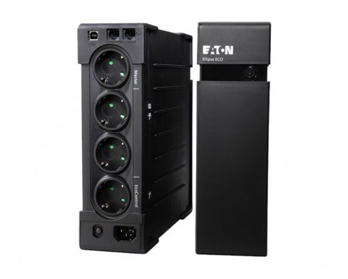 EATON UPS Ellipse ECO 1200 USB DIN &lpar;rack&sol;tower&rpar; - AC 230 V - 750 Watt - 1200 VA - USB - Shuko 8 Output - 2U - 19inch