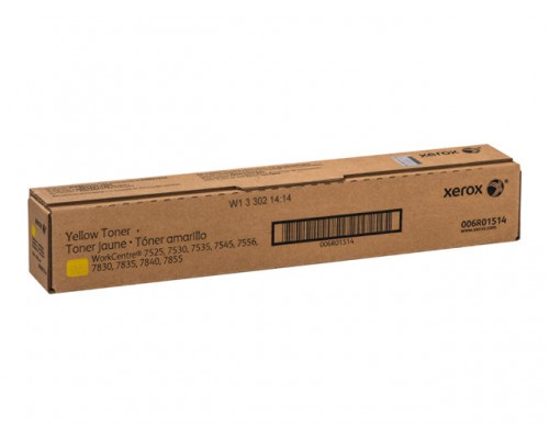 XEROX WorkCentre 7525&sol;7530&sol;7535&sol;7545&sol;7556 toner geel standard capacity 15&period;000 pagina s 1-pack