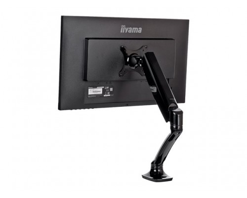 IIYAMA ACC Flexible desk mount with clamp or grommet for single monitor 10-27i height adjustable gas spring VESA 75x75&sol;100x100 1-5kg