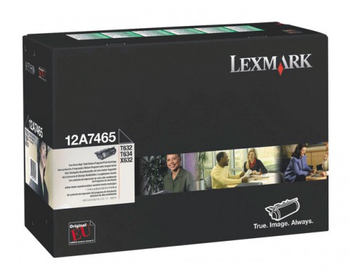 LEXMARK T632&comma; T634 tonercartridge zwart extra high capacity 32&period;000 pagina s 1-pack return program