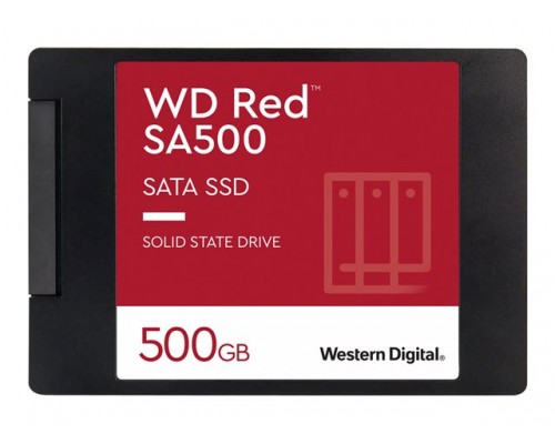 WD Red SSD SA500 NAS 500GB 2&period;5inch SATA III 6 Gb&sol;s bulk