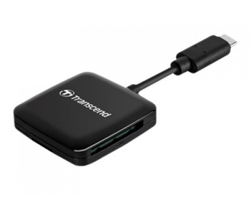 TRANSCEND RDC3 Cardreader SD/microSD USB-C 3.2 gen1 Black