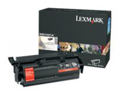 LEXMARK X651&comma; X652&comma; X654&comma; X656&comma; X658&comma; tonercartridge zwart standard capacity 25&period;000 pagina s 1-pack