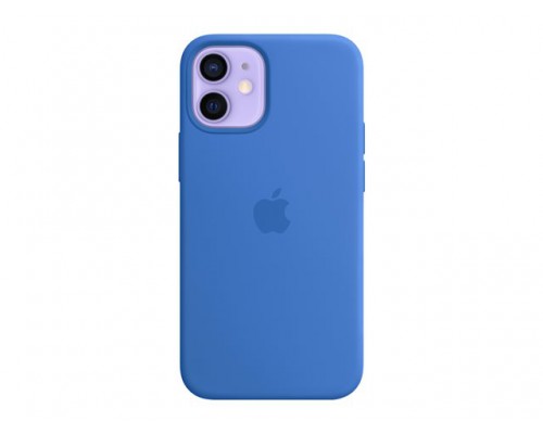 APPLE iPhone 12 mini Silicone Case with MagSafe - Capri Blue