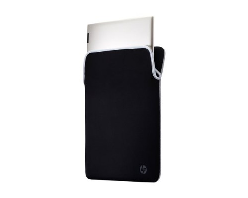 HP Protective Reversible 15inch Black&sol;Silver Laptop Sleeve