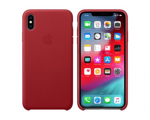 APPLE iPhone XS Max Leather Case PRODUCT Red