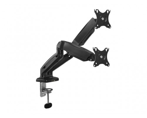EWENT Dual LCD Desk Mount with gas spring for monitors up to 27 inch and 2-6&period;5kg