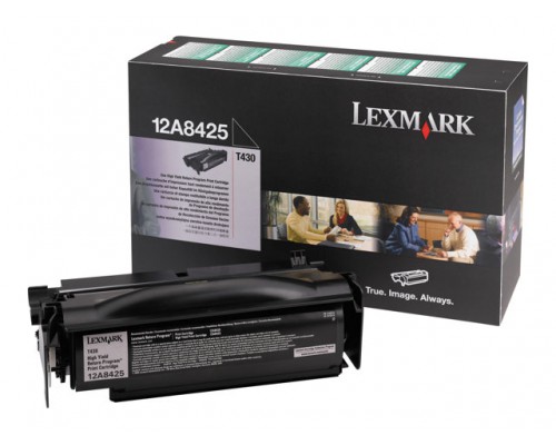LEXMARK T430 tonercartridge zwart high capacity 12&period;000 pagina s 1-pack return program
