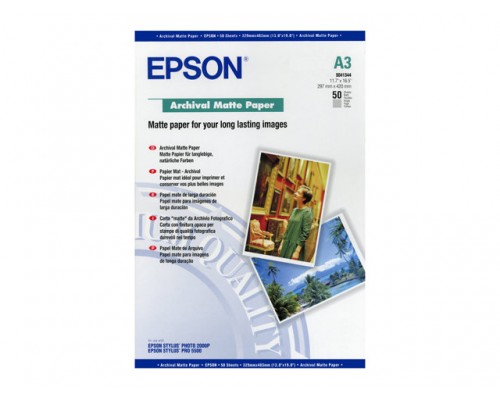 EPSON Matte archival papier inktjet 192g&sol;m2 A3 50 sheets 1-pack