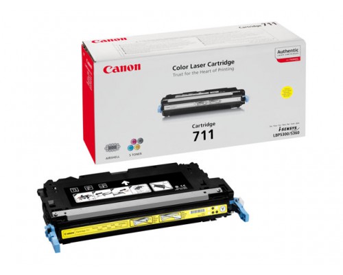 CANON 711 tonercartridge geel standard capacity 6.000 pagina s 1-pack