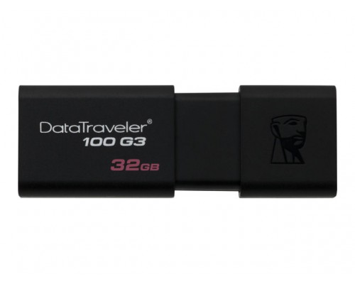 KINGSTON 32GB USB3&period;0 DataTraveler 100 G3 100MB&sol;s read