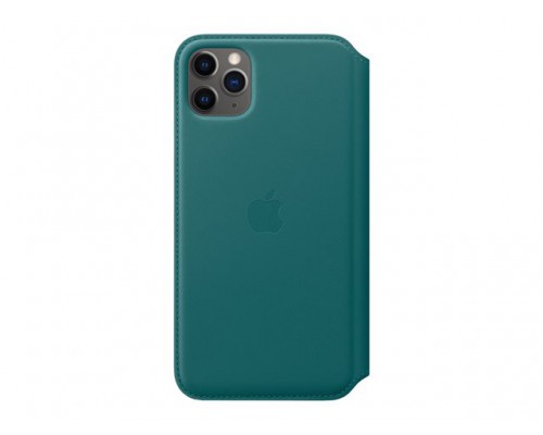 APPLE iPhone 11 Pro Max Leather Folio Peacock