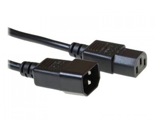ACT POWERCORD C13 - C14 BK 1.20M