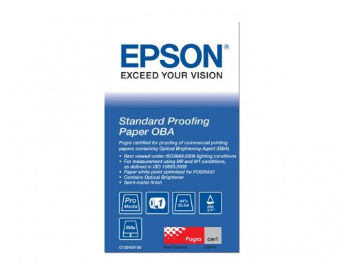 EPSON Stand Proof Pap OBA 44 x 30&period;5 m