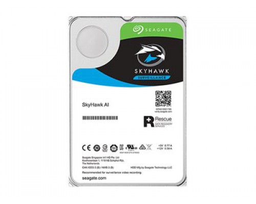SEAGATE Surveillance AI Skyhawk 10TB HDD 7200rpm SATA serial ATA 6Gb/s 256MB cache 8.9cm 3.5inch 24x7 BLK