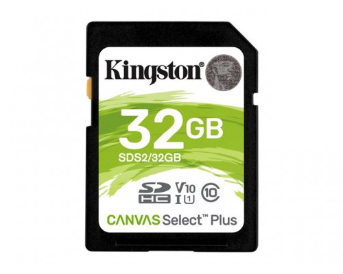 KINGSTON 32GB SDHC Canvas Select Plus 100R C10 UHS-I U1 V10