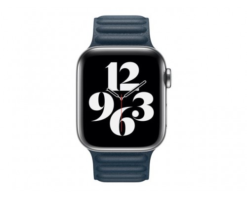 APPLE 40mm Baltic Blue Leather Link Small