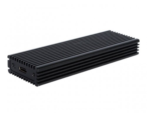 I-TEC USB C 3.1 Gen. 2 MySafe External enclosure for M.2 NVMe PCIe SSD up to 10 Gbps Alucase Black