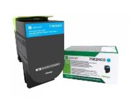 LEXMARK 3&period;5K Return Program Cyan Toner Cartridge CS&sol;CX417