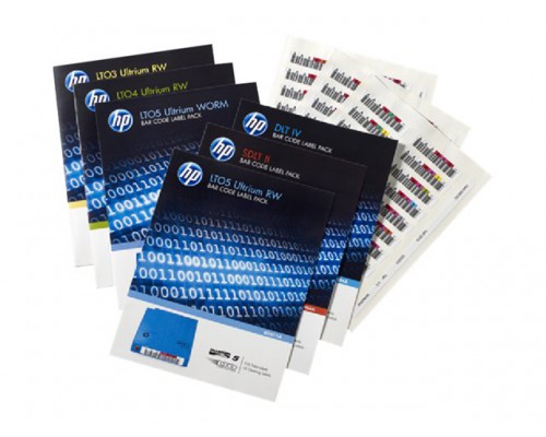 HPE LTO Ultrium 6 RW Bar Code Label Pack