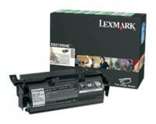 LEXMARK X651&comma; X652&comma; X654&comma; X656&comma; X658&comma; tonercartridge zwart high capacity 25&period;000 pagina s 1-pack return program