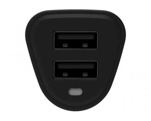 GRIFFIN PowerJolt Dual Universal USB-A 12W Car Charger - Black