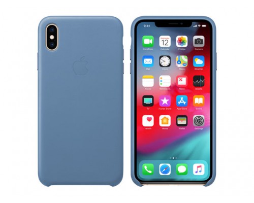 APPLE iPhone XS Max Leather Case Cornflower